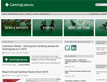 Tablet Screenshot of gaminglaw.eu